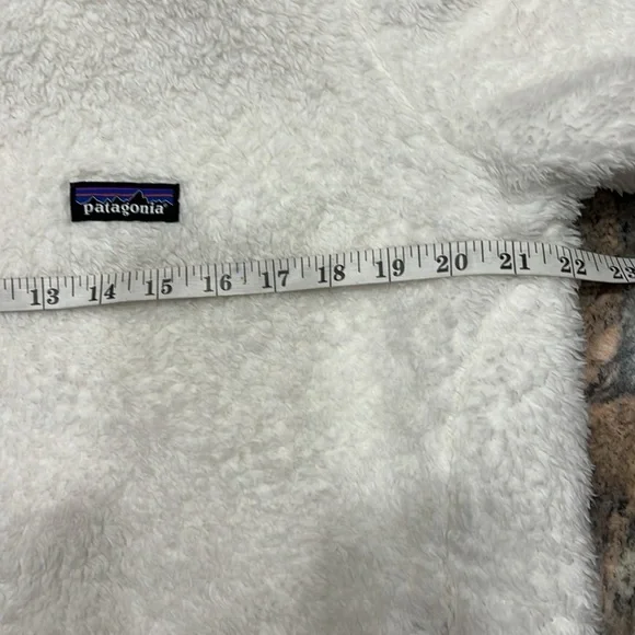 Patagonia Women's Los Gatos Fleece White Logo Jacket SZ L - Picture 13 of 16